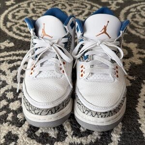 Jordan 3 White and Blue